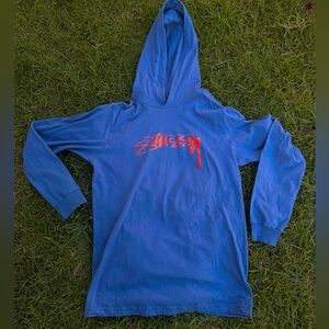 Stussy light Blue Pullover.